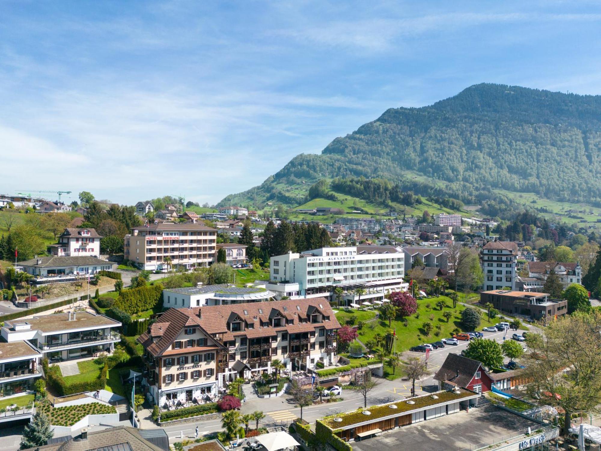 See & Wellnesshotel Gerbi Weggis Exterior foto